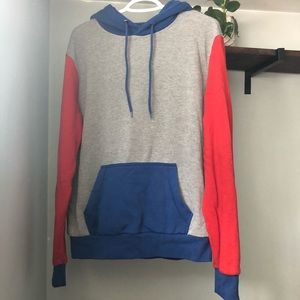 Colour block hoodie